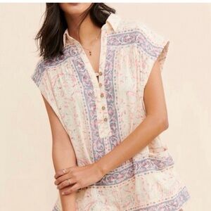 Free People Cotton Short Romper size XS